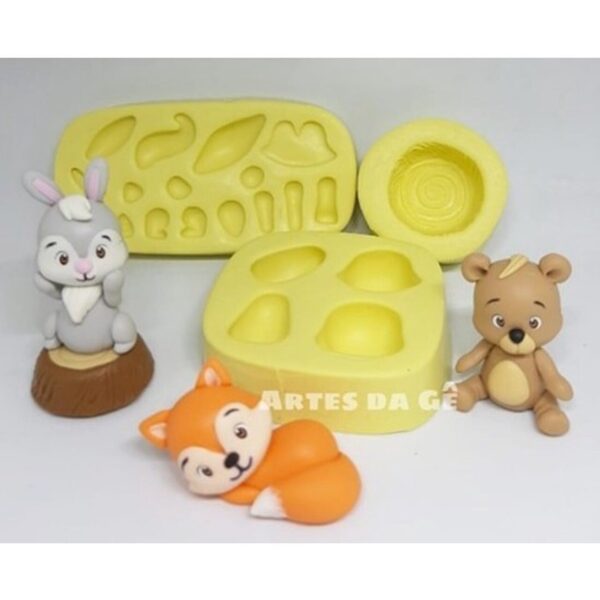 Molde bichinhos do bosque