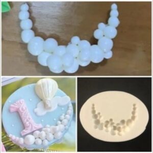 Molde Guirlanda de pérolas.