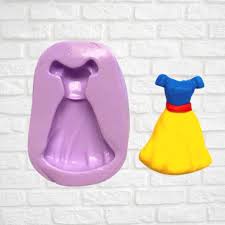 Molde Vestidinho Branca de Neve
